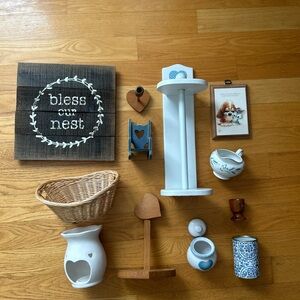 Rustic Decor Thrifted Gift Bundle - “HEART & HOME” vintage collection